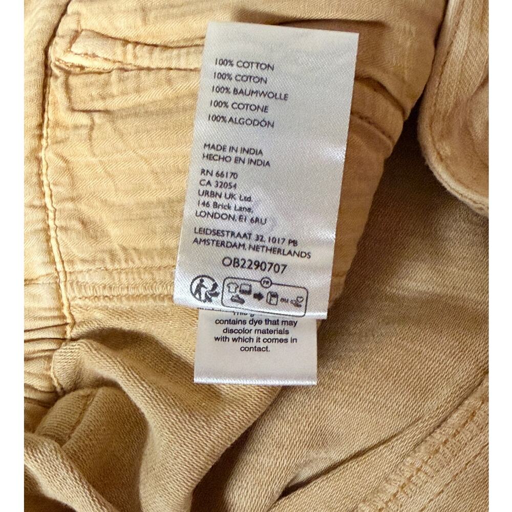 Free People Women’s Chino Shorts Sun Yellow Size S - Picture 9 of 11